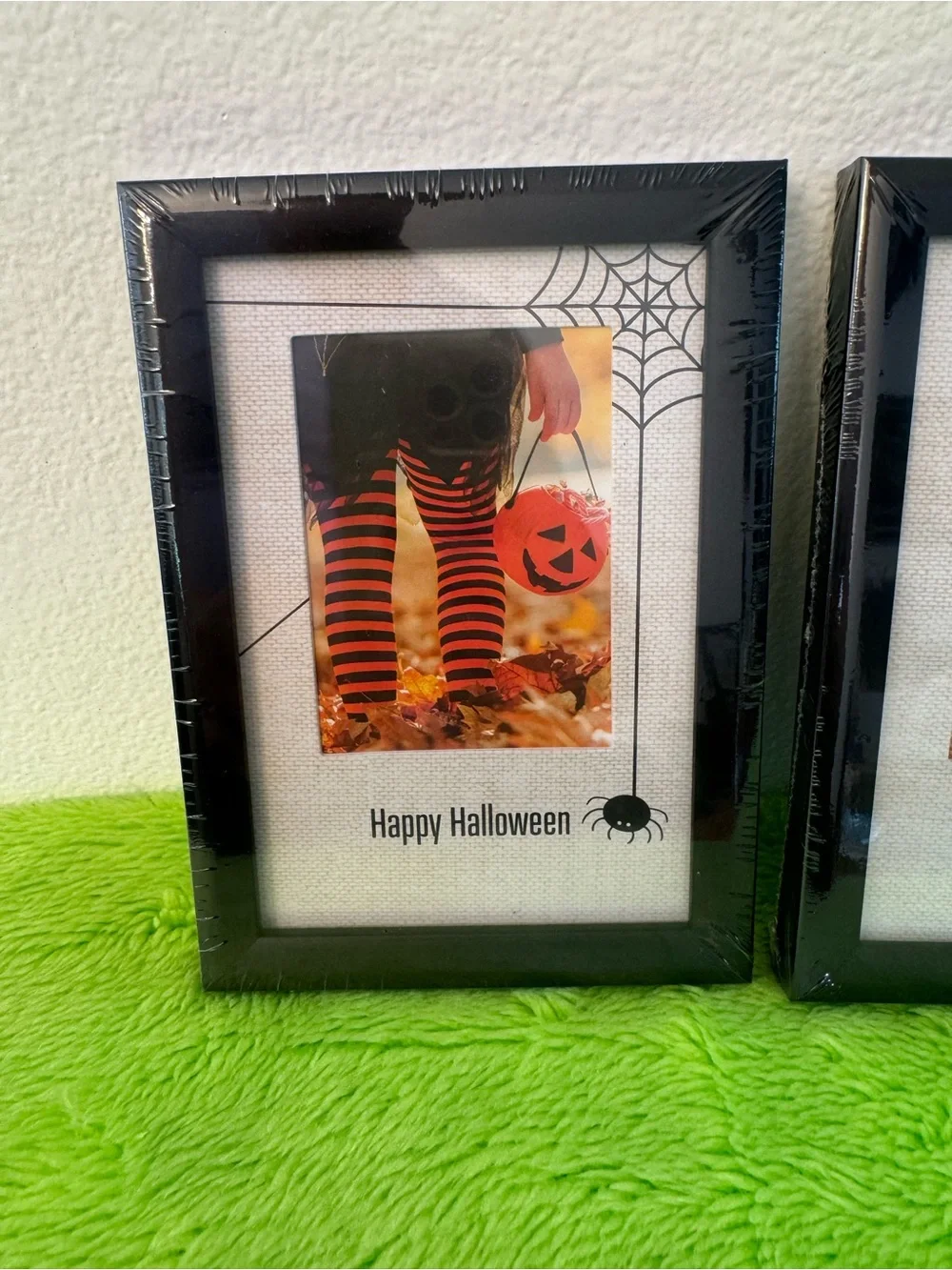 Black Halloween Photo Frame (Set of 3) - Seasonal Wall/Desk Accent